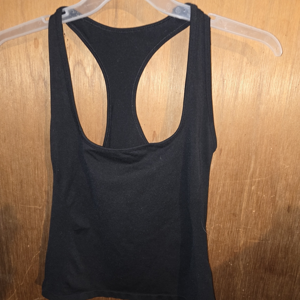 Black Racerback Tank Top
